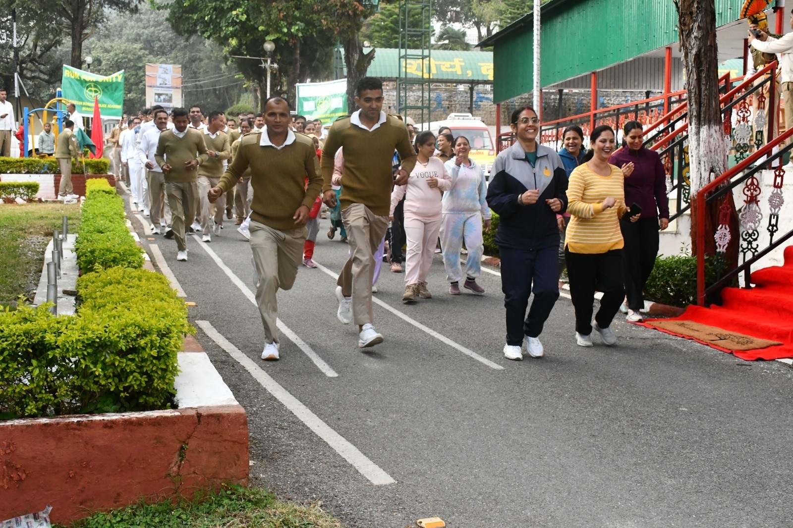 “Run for Unity” organised at ITBP Academy