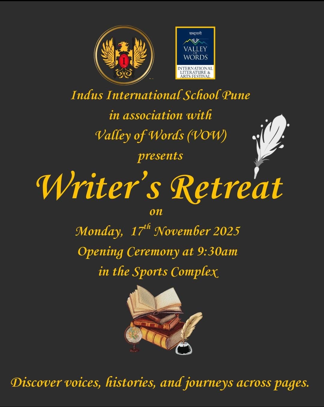 VoW @ Pune 2nd Edition with Indus International School begins today