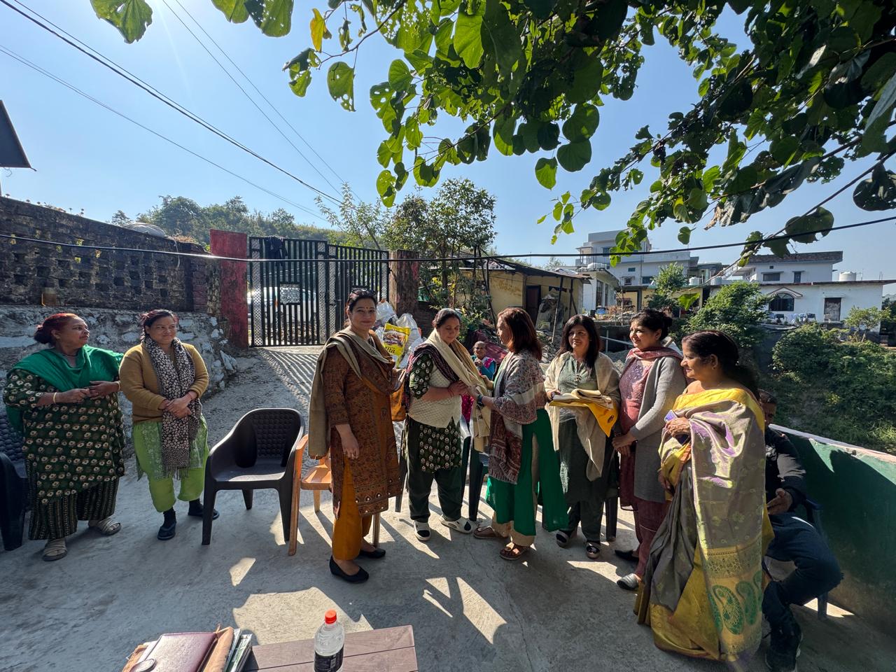 Women ‘Environmental Guardians’ of Rajpur area felicitated