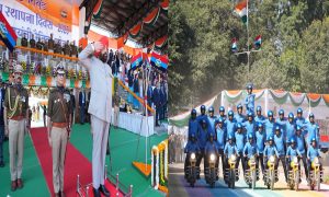 उत्तराखंड रजत जयंती समारोह : राज्यपाल ने रैतिक परेड का