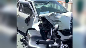 दिल्ली-देहरादून एक्सप्रेसवे पर भीषण सड़क हादसा,बाइक सवार युवक की मौत