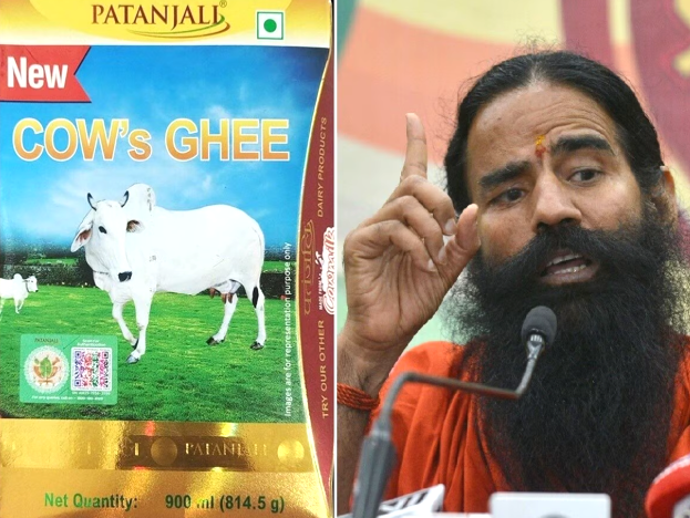 रामदेव की पतंजलि पर ‘घटिया गाय का घी’ बेचने का