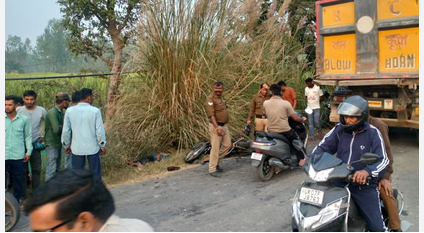 रुड़की सड़क हादसा,लोडर की टक्कर से जीजा-साले की मौके पर