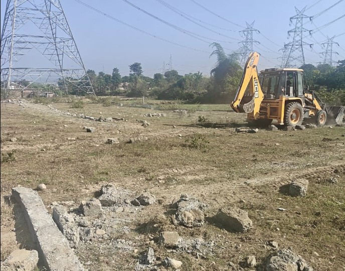 एमडीडीए का अवैध प्लॉटिंग और निर्माण के खिलाफ ध्वस्तीकरण अभियान लगातार जारी