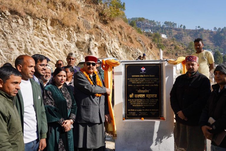 Minister Satpal Maharaj lays foundation for Rs 64 cr worth projects; lauds Modi-Dhami for taking the lead