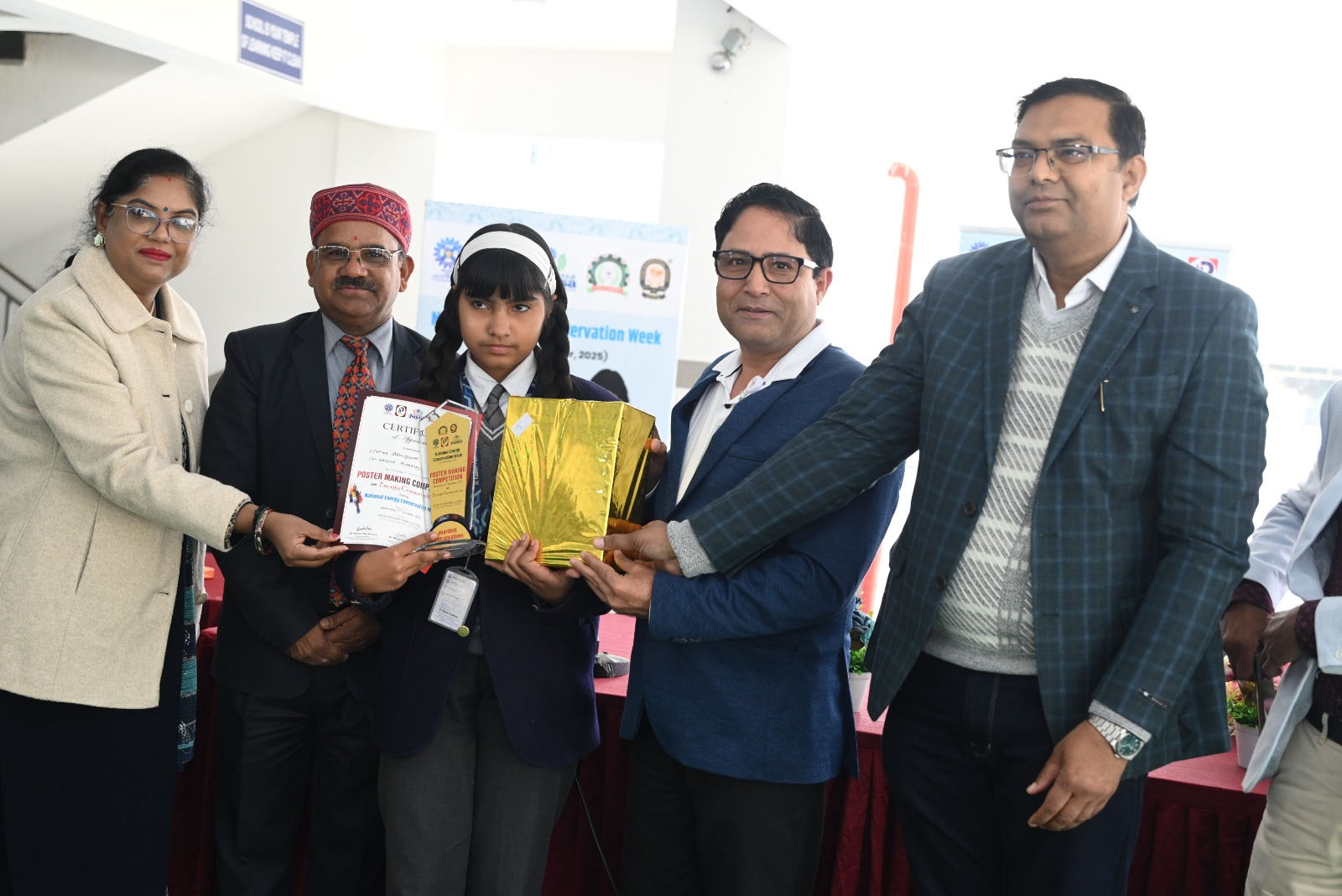 Poster making competition held at DIS on Energy Conservation Day