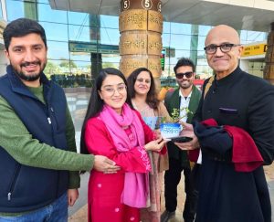 Vidushi Nishank invites Microsoft CEO Nadella for ‘Veda World Peace