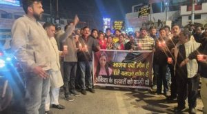 अंकिता भंडारी को न्याय दिलाने की मांग, कांग्रेसियों ने निकाला