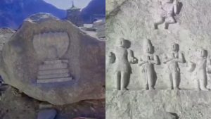 आपदा से कला तक का सफर: केदारपुरी में विशाल बोल्डरों पर साकार हुई देवी-देवताओं की छवियां