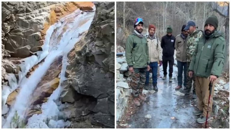 उत्तराखंड, उच्च हिमालय में बढ़ी ठंड की मार, गंगोत्री धाम