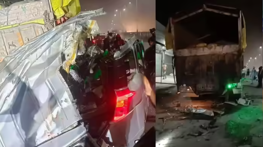 ऋषिकेश-हरिद्वार हाइवे पर ट्रक और XUV 500 में जबरदस्‍त टक्‍कर,