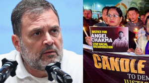 एंजल चकमा हत्याकांड पर भड़के राहुल गांधी , नस्लभेदी हेट