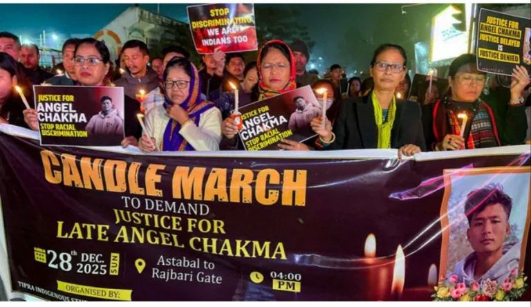 एंजेल चकमा की मौत पर परिवार-पुलिस में मचा बवाल,दोनों पक्षों