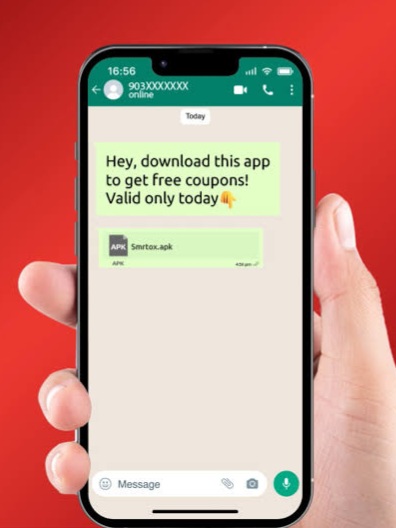 सावधान : चालान की एपीके एप्लीकेशन भेज उड़ा ली जमापूंजी।