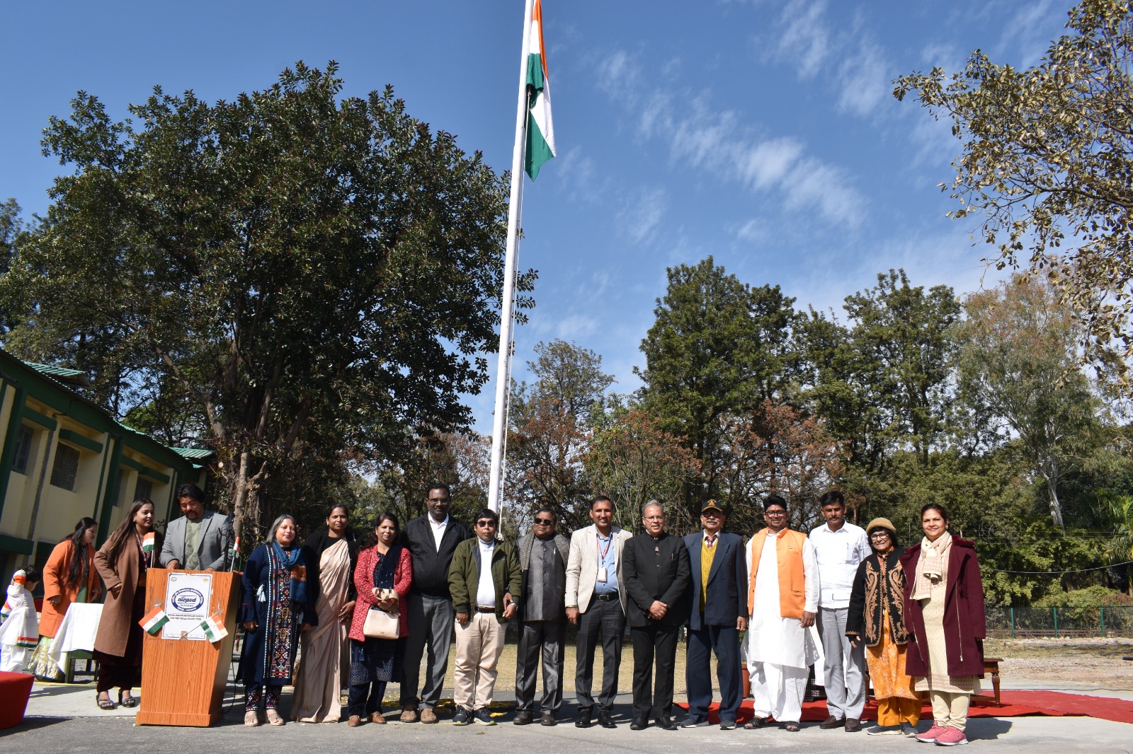 77th Republic Day celebrated with grandeur at NIEPVD