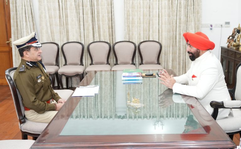 DGP Deepam Seth briefs Gov on Law & Order in