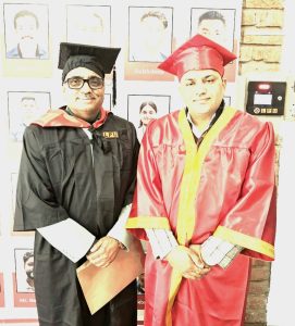 Dr BP Maindoli awarded PhD at Lovely University Convocation