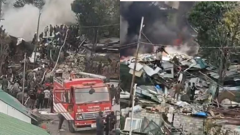 Massive fire breaks out at Army Camp store in Jyotirmath