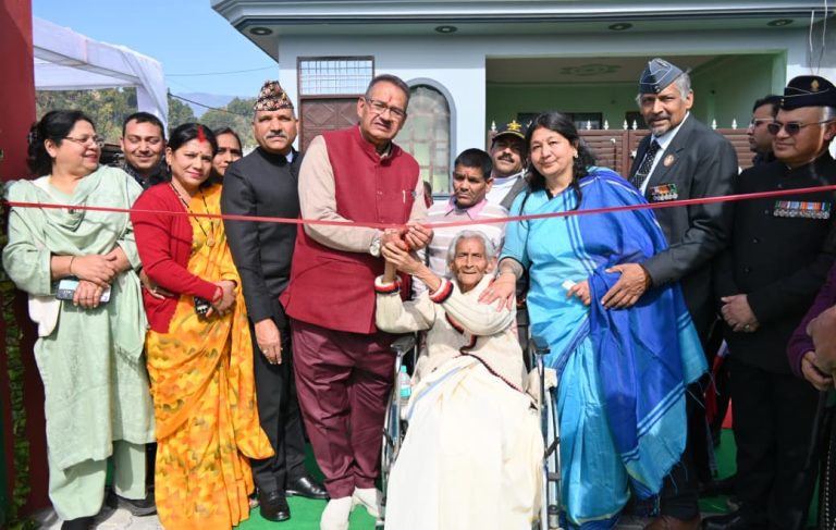 Minister Joshi inaugurates Shaheed Squadron Leader Abhimanyu Rai Memorial Park
