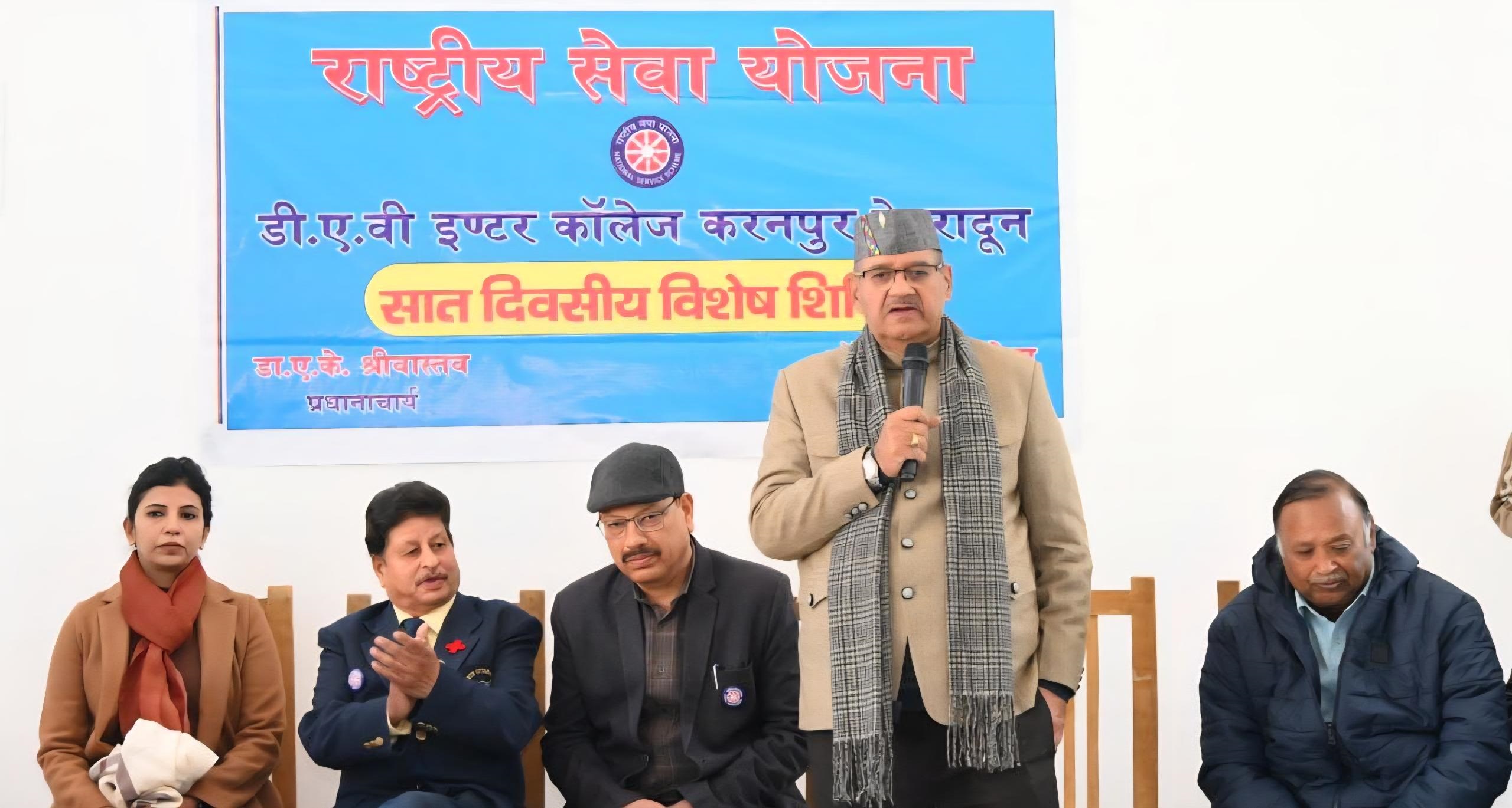 NSS enhances Discipline, Patriotism, & Social Responsibility: Ganesh Joshi