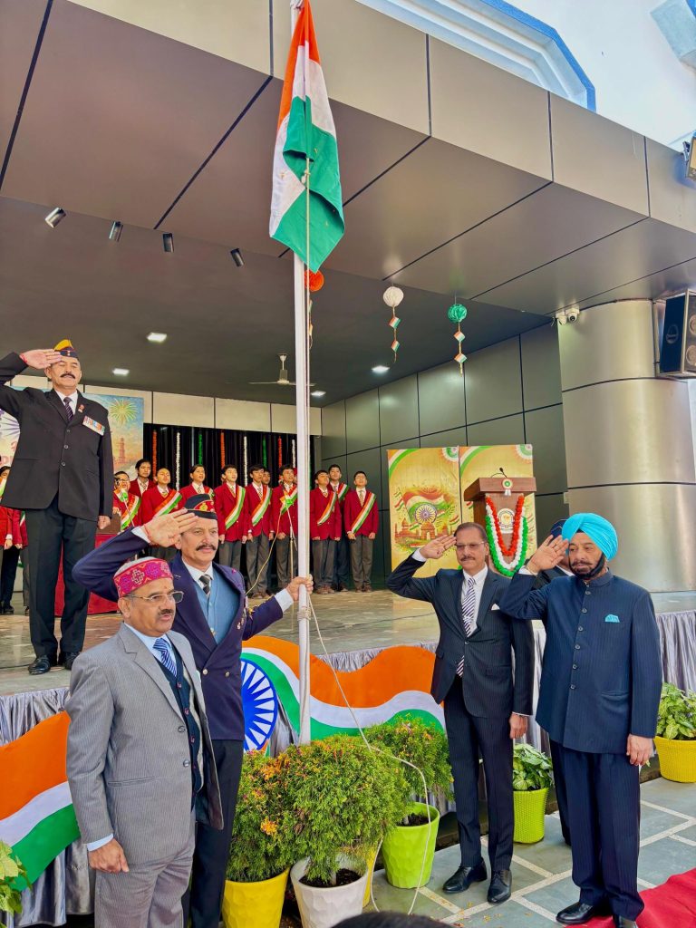 Patriotic fervour marks 77th Republic Day celebration at Doon International
