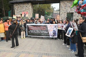 Protest held regarding SC verdict on Stray Animals, humane solutions