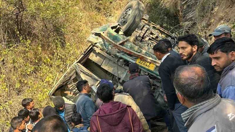 Seven dead, 12 injured as bus falls into ravine in