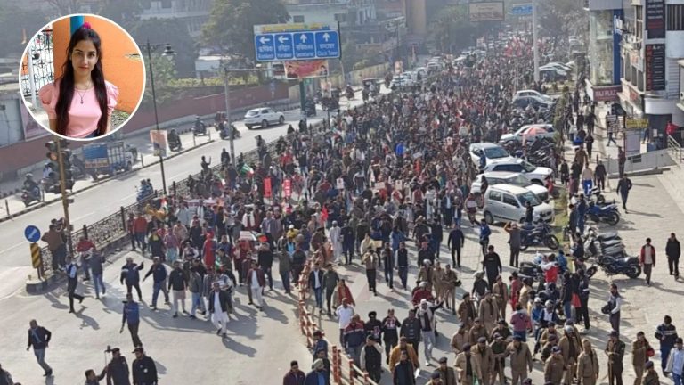 अंकिता भंडारी हत्याकांड: सीबीआई जांच की मांग को लेकर देहरादून में प्रदर्शन, विपक्ष ने किया मुख्यमंत्री आवास का घेराव