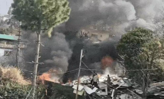 Fire breaks out at an army camp in Uttarakhand: More than 100 soldiers were present on the campus.