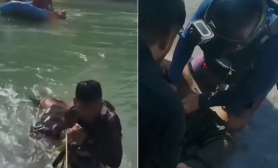 ऋषिकेश में गंगा में डूबे रहे शख्स के लिए फरिश्ते