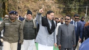 कैंचीधाम बाईपास निर्माण में आई रफ्तार, मुख्यमंत्री पुष्कर सिंह धामी ने मौके पर जाकर काम की प्रगति देखी