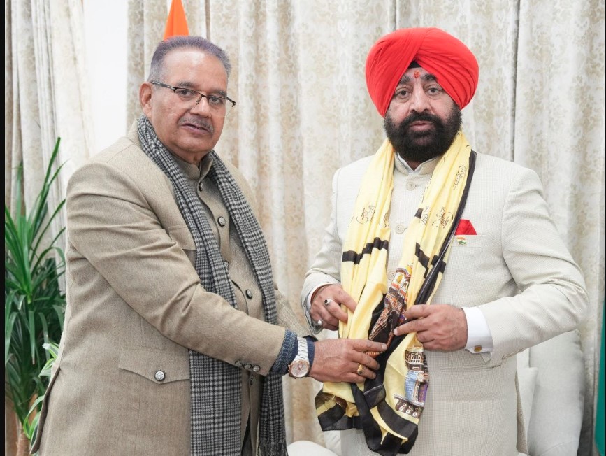 कैबिनेट मंत्री गणेश जोशी ने राज्यपाल से की शिष्टाचार भेंट,