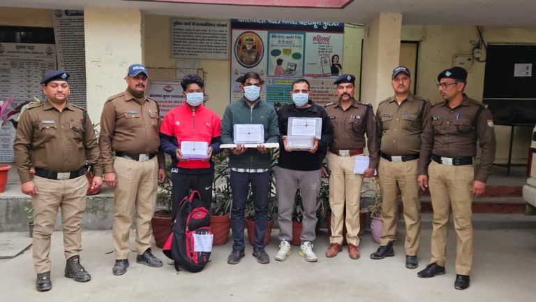 देहरादून: अंतरराज्यीय नकबजनी गिरोह के तीन शातिर सदस्य गिरफ्तार, चोरी