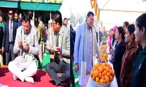 माल्टा महोत्सव कार्यक्रम : CM धामी ने किसानों से मुलाकात