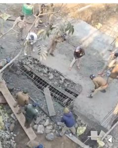 मोरी बाजार में वन भूमि पर किया जा रहा था