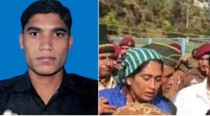 शहीद बेटे के अंतिम दर्शन के लिए बुजुर्ग माता-पिता का