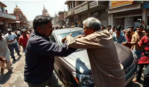 हरिद्वार में पार्किंग मैनेजर को कार से कुचलकर भागे हरियाणा