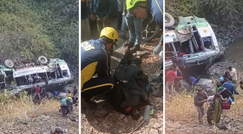 BREAKING: देहरादून में बड़ा हादसा, खाई में गिरी हिमाचल रोडवेज