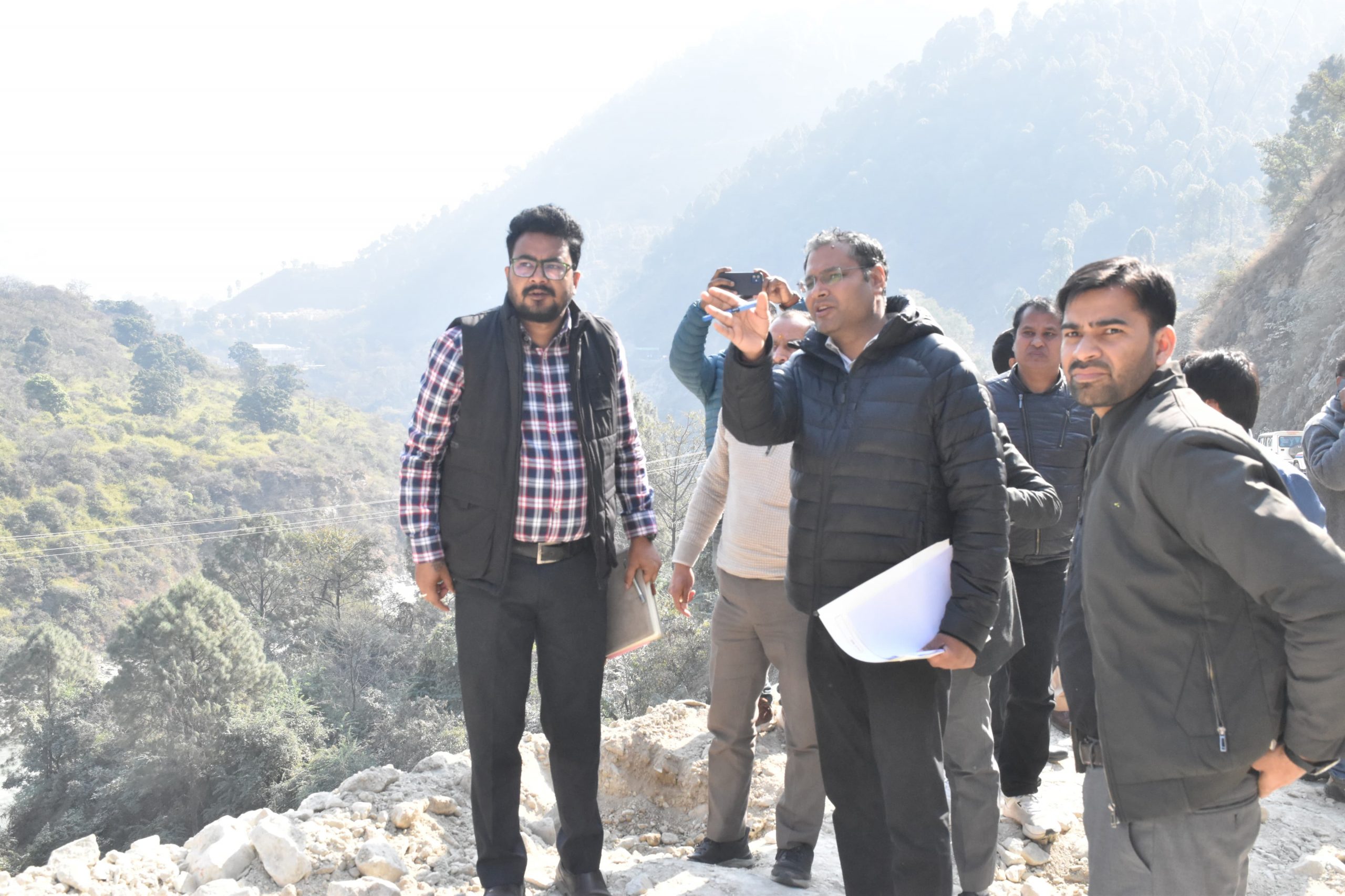 Chamoli DM inspects Badrinath Highway ahead of Char Dham Yatra