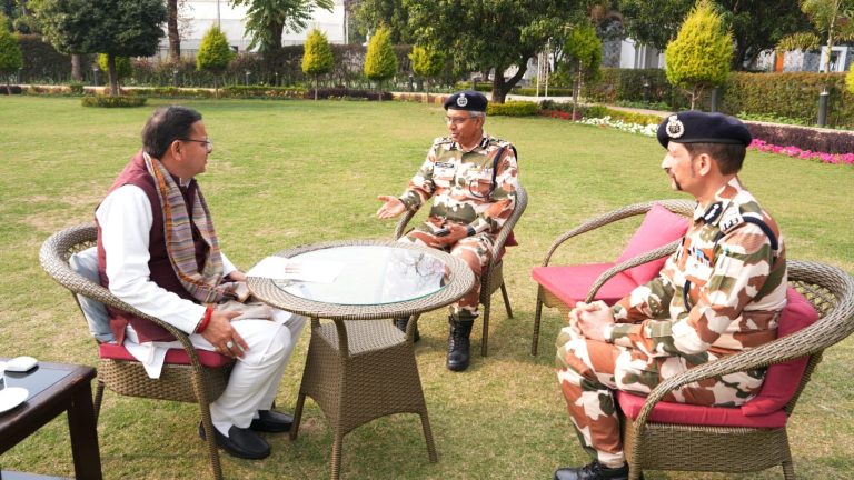 DG, ITBP, meets CM Dhami: Focus on Border Development &