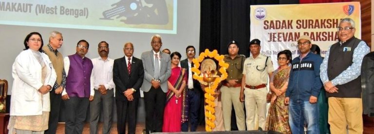 Dr BKS Sanjay delivers Road Safety Lecture at AIIMS Kalyani