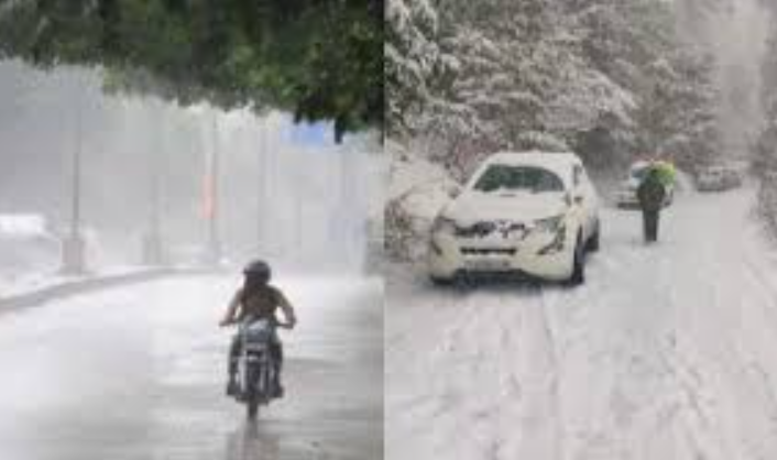 उत्तराखंड में दो दिन मौसम का तांडव, भारी बारिश-बर्फबारी का