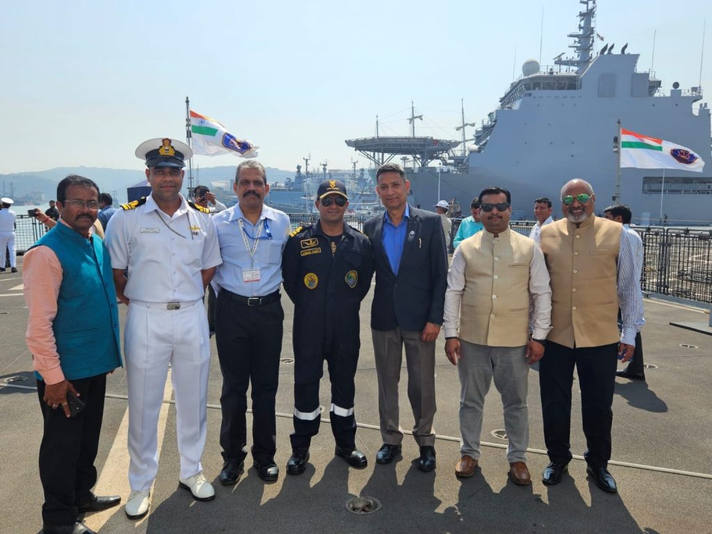 भारत की समुद्री आत्मनिर्भरता की झलक: मीडिया प्रतिनिधियों ने देखी INS उदयगिरि की ताकत