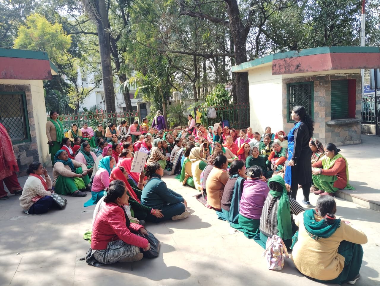 भोजनमाताओं की राज्यव्यापी हड़ताल, शोषण व उत्पीड़न के खिलाफ सड़कों