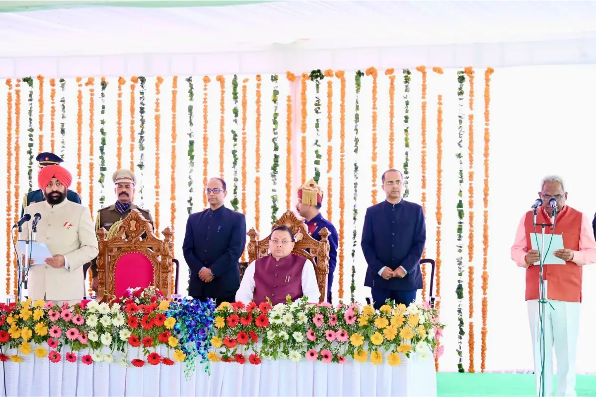 Dhami cabinet expands, 5 new ministers take oath - my