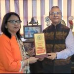 Dr Vineeta Chaudhary presented ‘Lekhak Shri’ Award