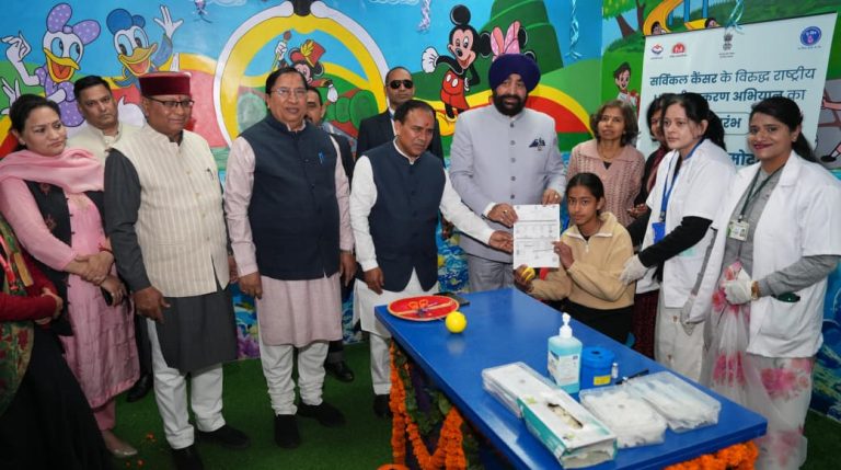 Governor inaugurates vaccination drive at Gandhi Shatabdi Hospital