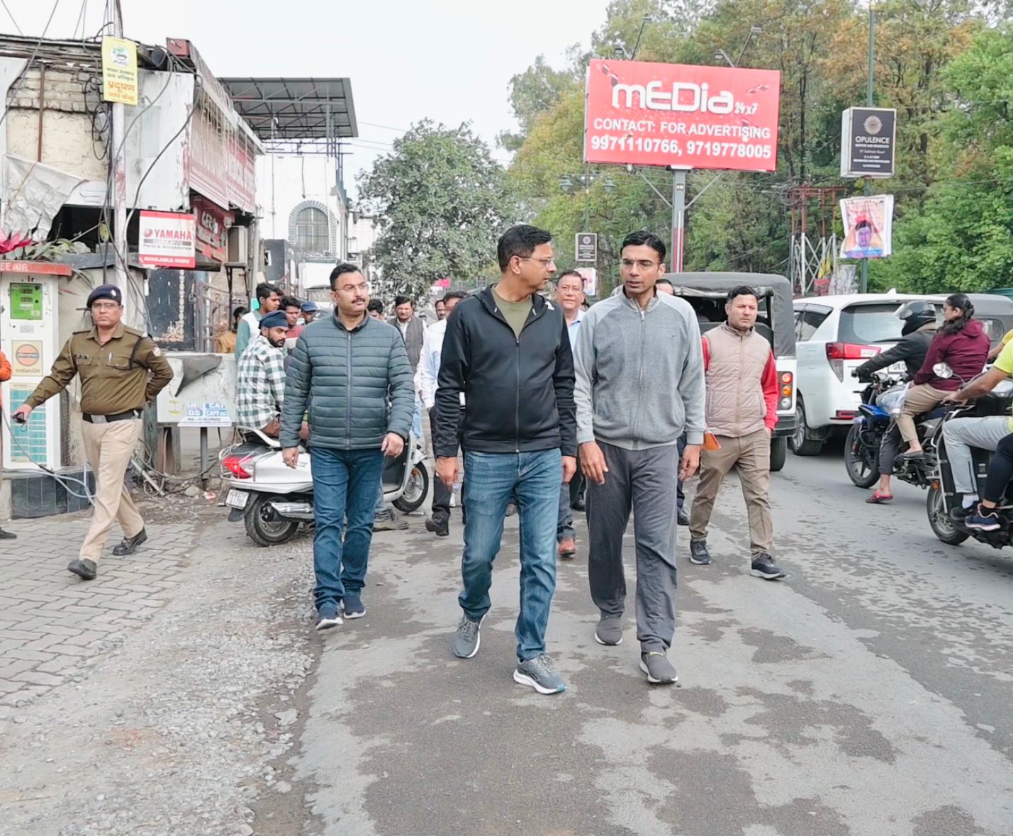 PWD Secretary inspects road cutting works, directs strict action against