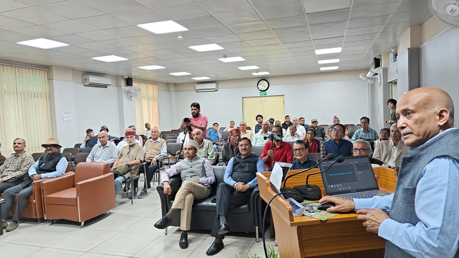 Slide Show & Lecture held on Nagaland Landscape at DLRC