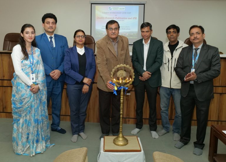 Uttaranchal University holds Workshop on “Quality Research Publication & IPR”